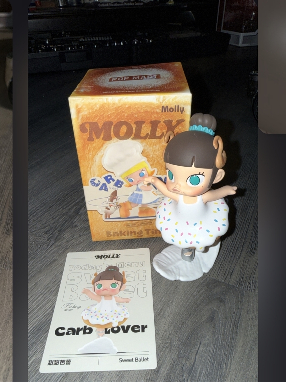 Molly Sweet Ballet Vinyl Figure – White Sprinkle Dress
